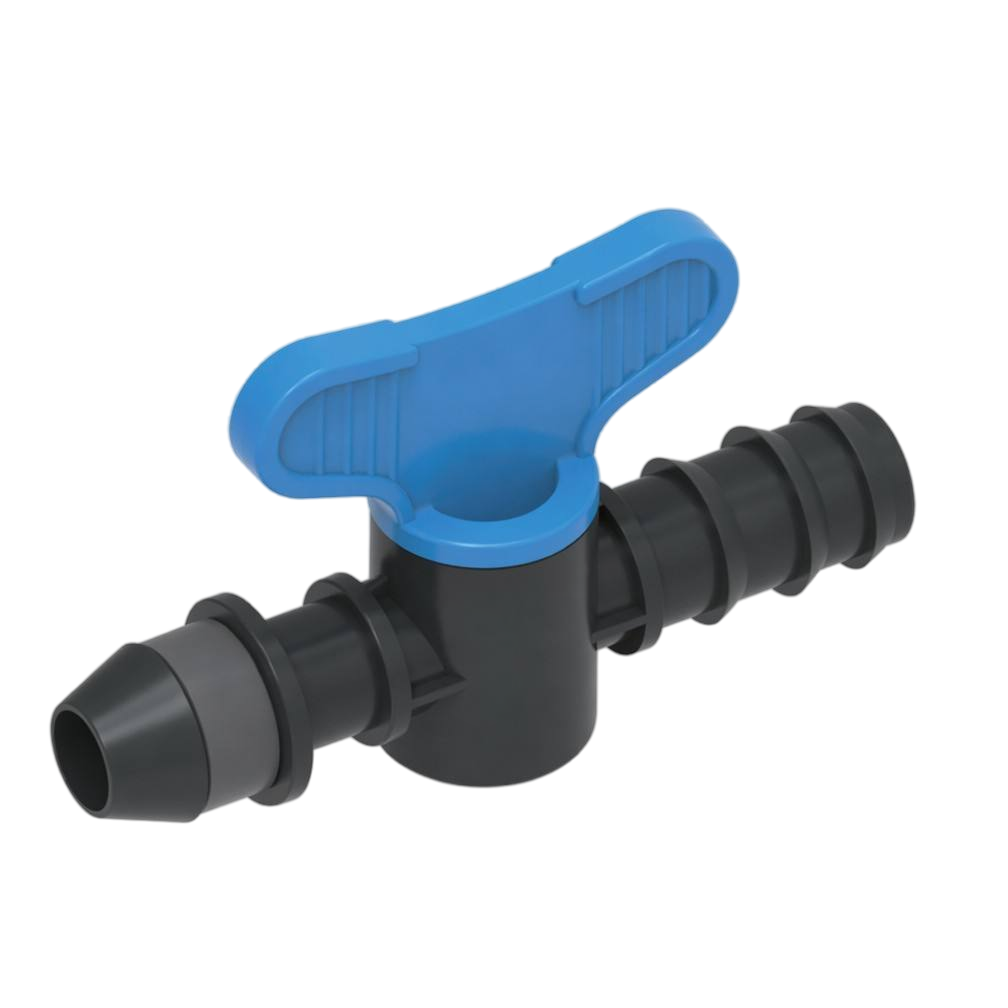 Mini valve dervation with gasket-barbed (PP)