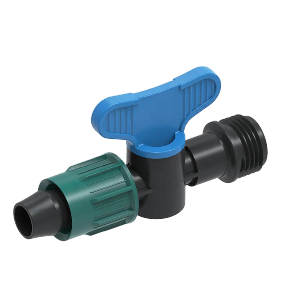 Mini valve thread male for PE pipe (PP)