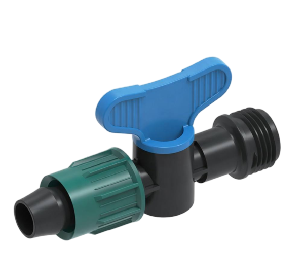 Mini valve thread male for PE pipe (PP)