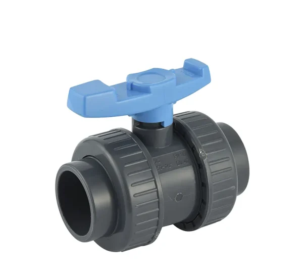 PVC Double Union Ball Valve